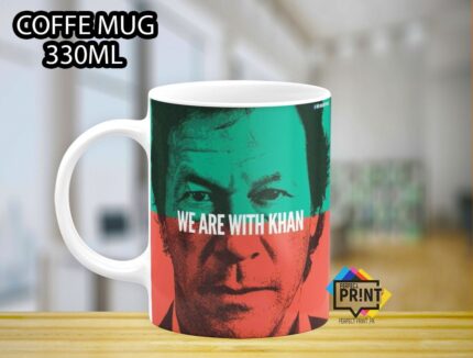 Imran Khan Mug We Are With Khan Mug PTI Suppoter Mug
