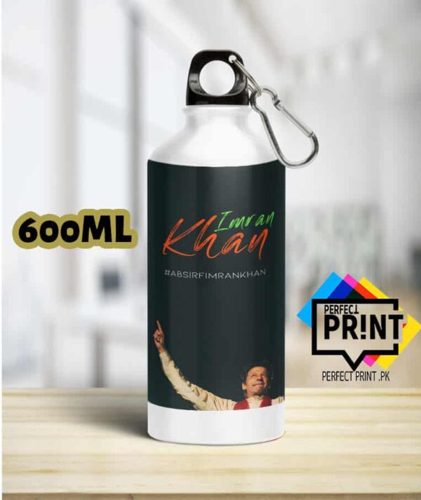 Best Quality Imran Khan Pic AB Sirf Imran Khan Water Bottle 600Ml