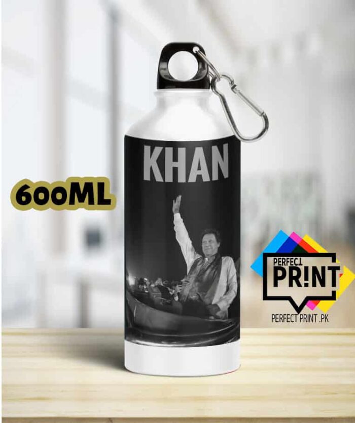 Best Imran Khan Pic Water Bottle 600Ml