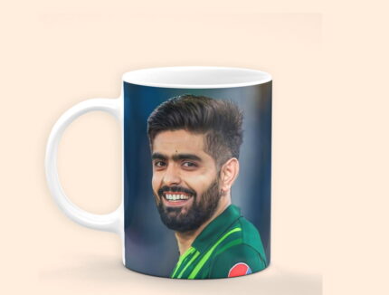 Show Your Support with the Babar Azam Pic Fan Collection Coffee Mug 330Ml
