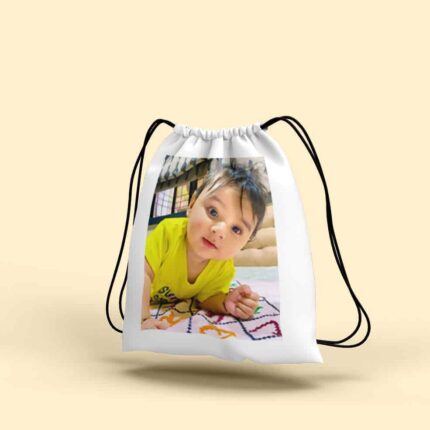 Best Custom Picture Drawstring Bag - Personalize Your School Bag with Pictures 14 By 16