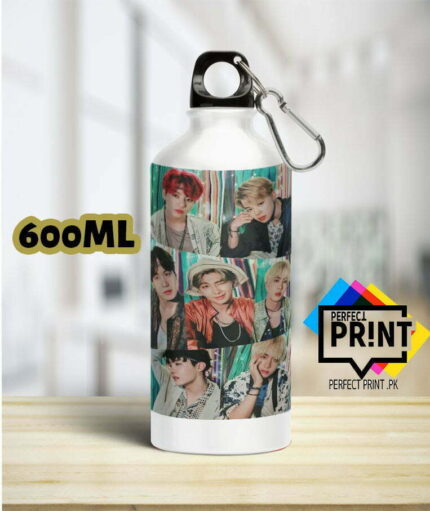 Bts bottle Connection Carrying bts members Vibes 600Ml | Perfect Prints
