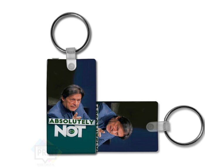 Limited Edition Imran Khan Pic Absolutely not Amazing keychain design 3By2