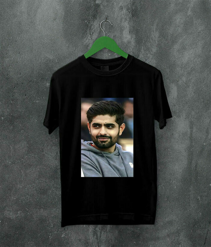 Babar Azam Pic And Rizwan Cute Picture Centuries T-Shirt A4 Size Print | Perfect Prints