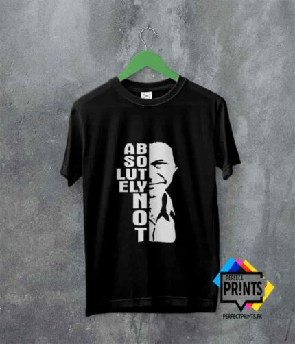 Best Absolutely not Imran Khan Pic Black Cotton t-shirt pakistan A4 Print