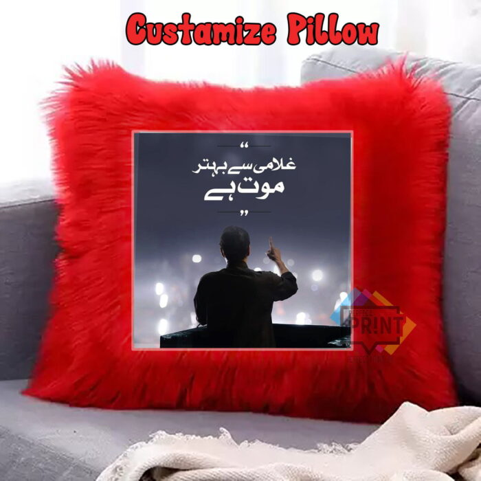 Best fur cushion covers Imran Khan Pic The Last Man Standing 12 by 12 | Perfect Prints