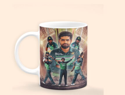 Babar Azam Pic Superfan Apparel Wear the Passion Coffee Mug 330Ml