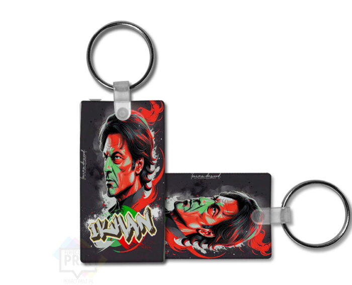 Imran Khan Pic Legacy - Capturing Cricket keychain design 3By2