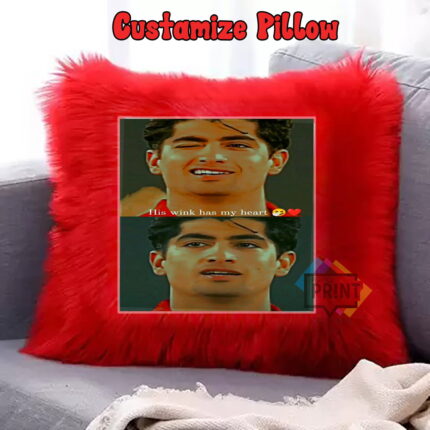 Naseem Shah Meme Fur Pillow 12 By 12 | Perfect Prints