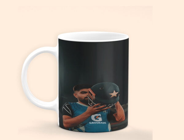 Babar Azam Pic-Inspired Cricket Enthusiast Coffee Mug 330Ml