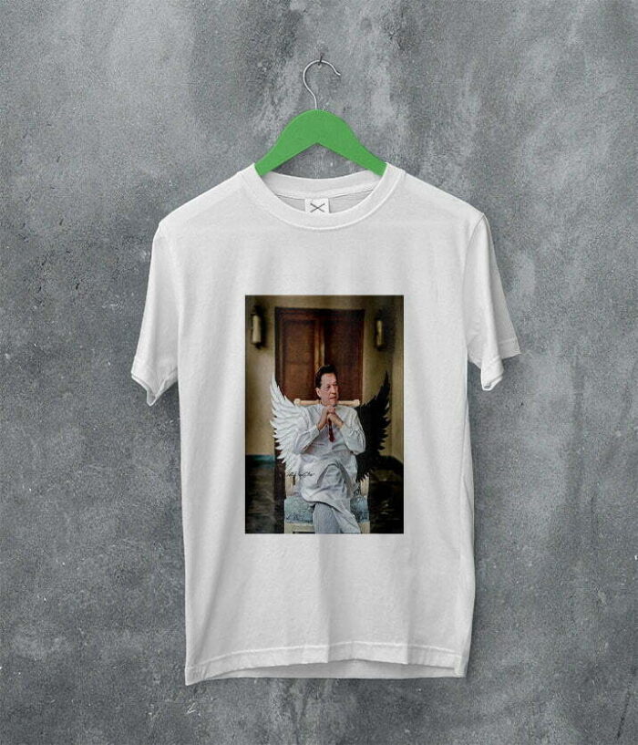Imran Khan Pic Wings Creazy t-shirt pakistan A4 Print Size | Perfect Prints
