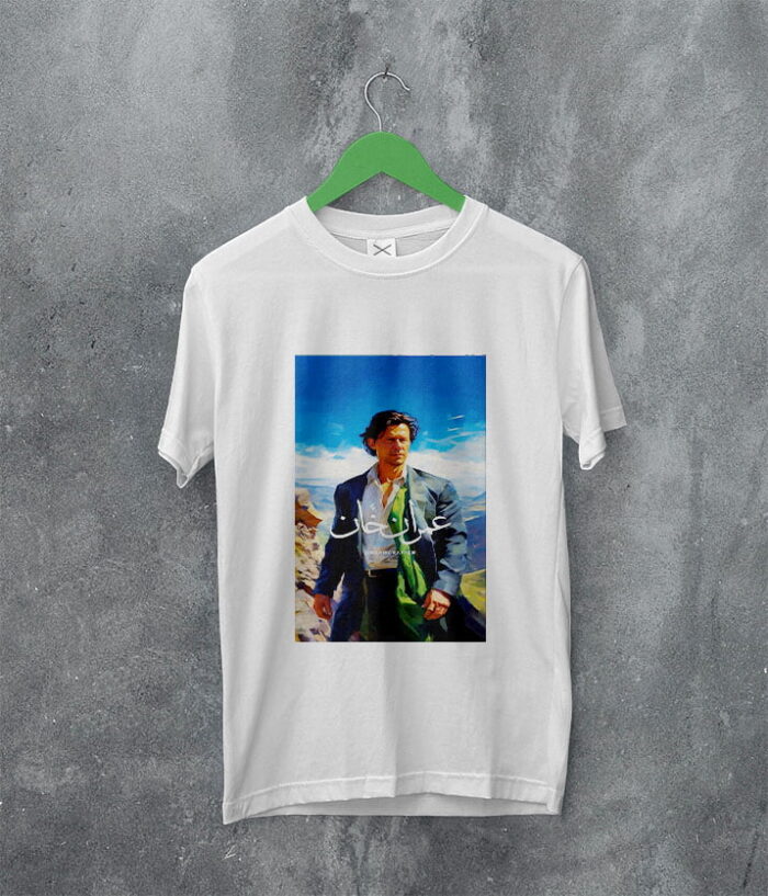 Imran Khan Pic Tribute t-shirt pakistan- Remembering a Leader's Journey A4 Print Size | Perfect Prints