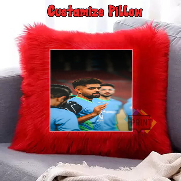 Classic Babar Azam Pic Fur Pillow 12BY12 | Perfect Prints