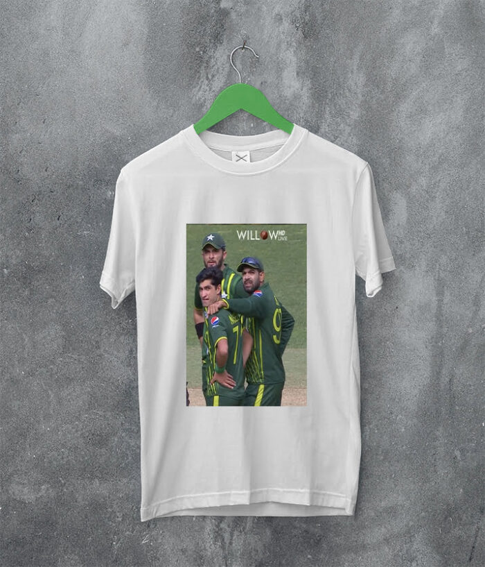 Pakistani Fast Bolwer T-shirt Pakistan Naseem Shah Haris Rouf Shaheen Shah 100% Good Quality