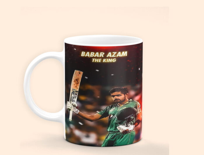Boundary Hunter Babar Azam Pic Cricket Tribute Coffee Mug 330Ml