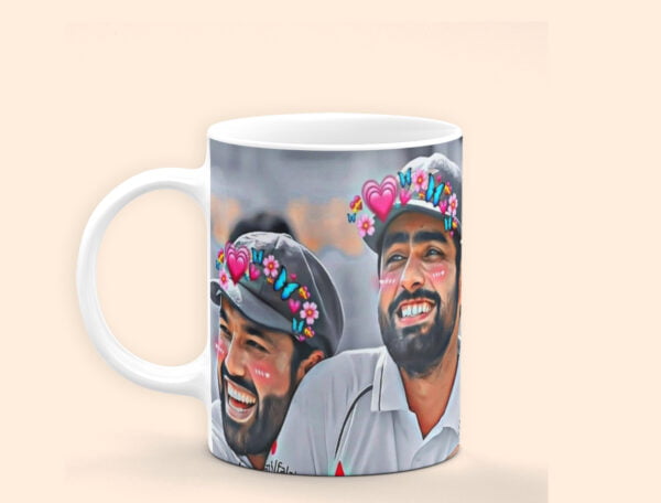 Babar Azam Pic And Rizwan Cute Picture Coffee Mug Picture Mug Price in Pakistan 330Ml