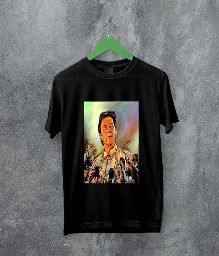Limited Edition Imran Khan Pic t-shirt pakistan- Cricket Legend and Leader A4 Size Print | Perfect Prints