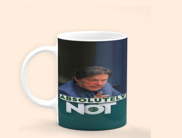 Limited Edition Imran Khan Pic Absolutely not Amazing coffee mug price in pakistan330Ml | Perfect Prints