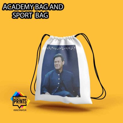 Best Imran Khan Pic Poster For PTI Supporters Khan Drawstring bag 14 by 16