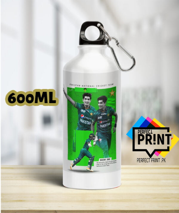 Fast Bolwer Naseem Shah Pic Water Bottle Price in Pakistan 600ML | perfect prints