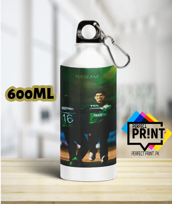 Naseem Shah Pic Speed in Your Pocket Cricket Water Bottle Price in Pakistan Delight 600ML | perfect prints