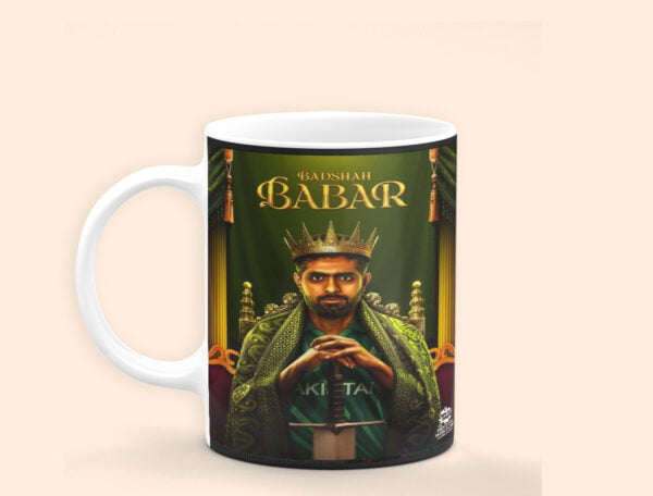 King Babar Azam Pic Cricket Coffee Mug 330Ml