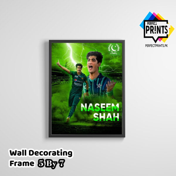 Best Naseem Shah Poster Art wall frame design 5 By 7 | Perfect Prints