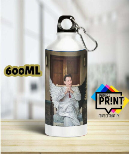 Imran Khan Pic Wings Creazy water bottle price in pakistan 600Ml | Perfect Prints