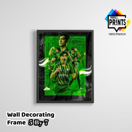 Naseem Shah Fanatic wall frame design Show Your Support Wherever You Go 5 By 7 | Perfect Prints
