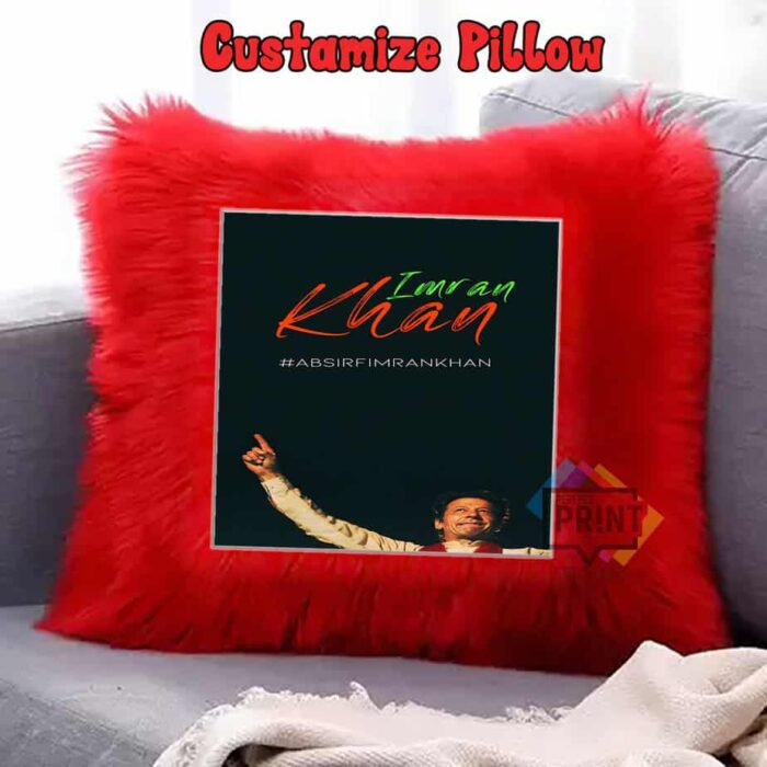 Best Quality Cushion Imran Khan Pic Cushion Ab Sirf Imran Khan Cushion 12 By 12