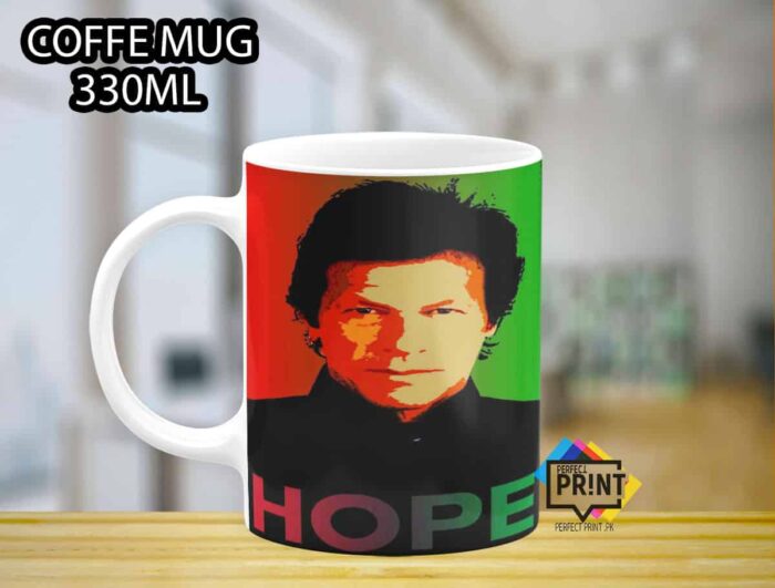 Best Imran Khan Pic Hope Poster Design Mug 330Ml