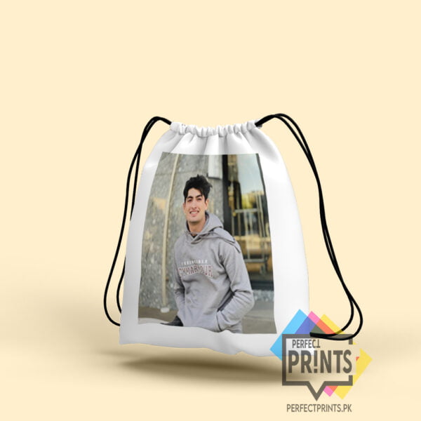 Best Picture Drawstring bag Naseem Shah 14 By 16 | Perfect Prints