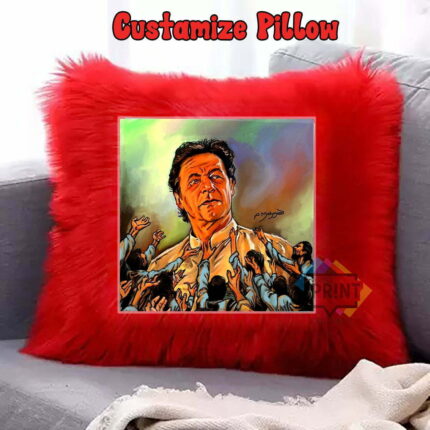Limited Edition Imran Khan Pic cushion covers - Cricket Legend and Leader 12 by 12 | Perfect Prints