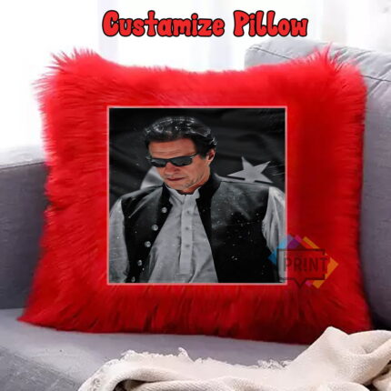 Vintage Style Imran Khan Pic cushion covers- Political and Sports Enthusiast Gift 12 by 12 | Perfect Prints