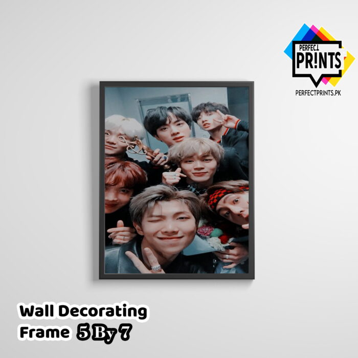 wall frame design ARMY Express Your Bts Pics Love 5 By 7 | Perfect Prints