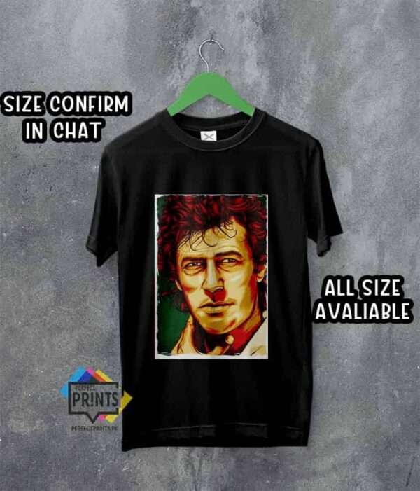 Best Design Imran Khan Pic Amazing Imran Khan Pic Black Cotton T-shirt Pakistan A4 Print