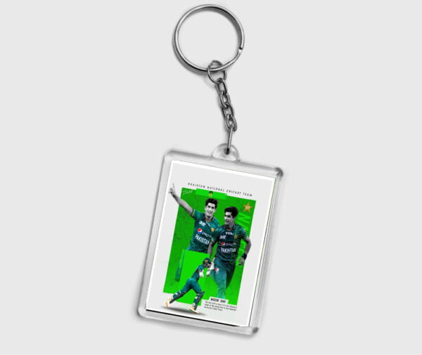 Fast Bolwer Naseem Shah Keychain Design 2 By 3 | Perfect Prints