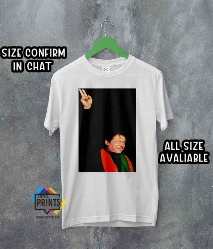 Amazing T-Shirt pakistan for Imran Khan Pic Pti Products Khan A4 Size Print