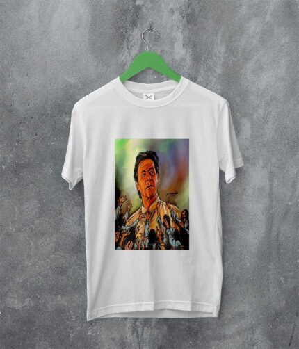 Limited Edition Imran Khan Pic t-shirt pakistan- Cricket Legend and Leader A4 Print Size | Perfect Prints