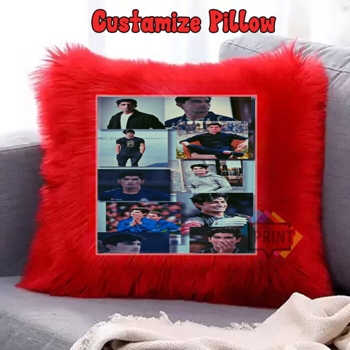 Best Cute Picture Fur Pillow Naseem Shah 12 By 12 | Perfect Prints