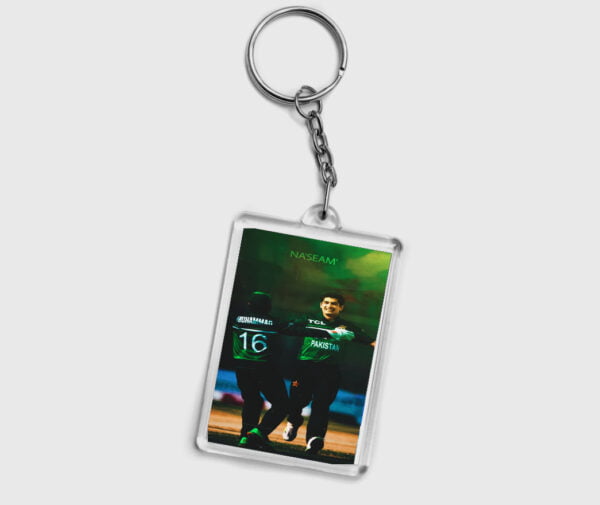 Naseem Shah's Speed in Your Pocket Cricket Keychain Design Delight 2 By 3 | Perfect Prints