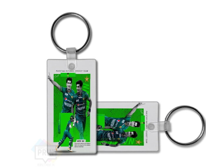 Fast Bolwer Naseem Shah Keychain Design 2 By 3 | Perfect Prints