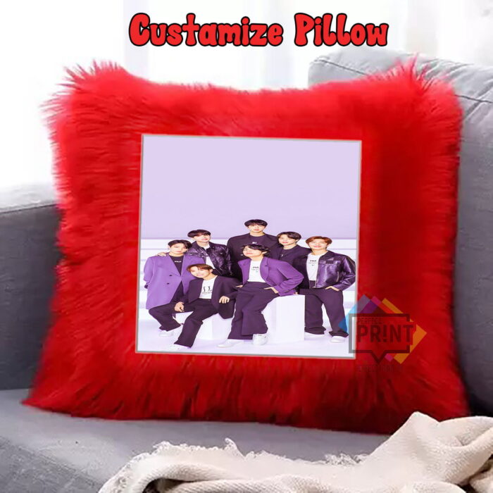 BTS Fur Pillow Unlocking BTS Magic Keychain Collection 12 By 12 | Perfect Prints