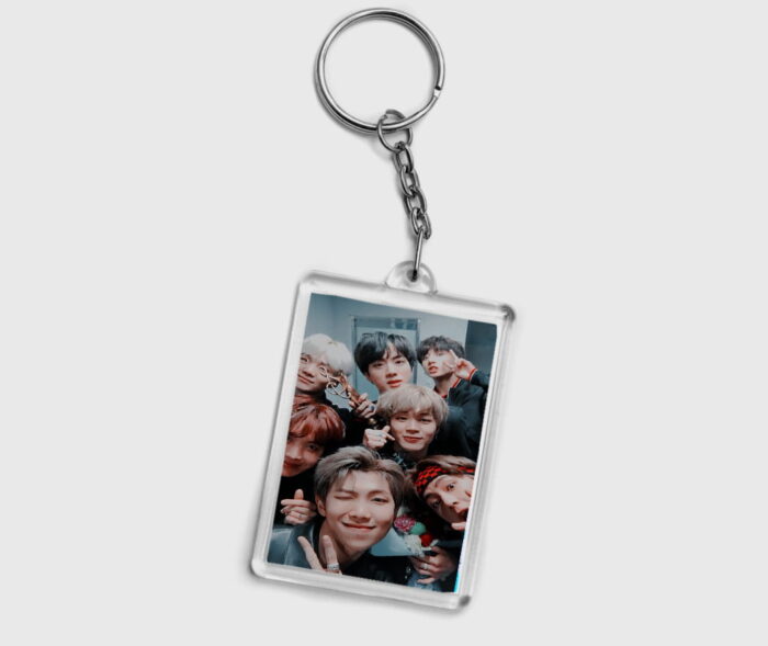 Step into a world of miniature marvels with our captivating BTS Keychain Collection. Each keychain is a testament to the passion and devotion shared by ARMYs around the globe. Crafted with precision and adorned with stunning visuals, these keychains encapsulate the unique charm of each Bts members. Made from high-quality materials, our keychains are not just accessories; they're portals to a universe of music, energy, and connection. The intricate designs showcase the members' signature styles, from Jungkook's captivating gaze to RM's confident charisma. With every glance, you'll be reminded of their journey and the memories they've gifted us. Compact and portable, these keychains easily accompany you wherever life takes you. Attach them to your keys, adorn your bags, or use them to add a touch of fandom to everyday items. As you showcase your collection, you're not just expressing your love for Bts members; you're inviting conversations and connections with fellow fans who share your admiration. Whether you're a collector seeking limited-edition treasures or a dedicated fan looking to carry a piece of BTS  magic, our keychains offer a bridge to the world of K-pop excellence. They're more than accessories – they're tokens of appreciation, symbols of unity, and reminders of the melodies that echo in our hearts. Elevate your devotion, celebrate the journey, and keep the BTS spirit alive with our enchanting BTS Collection. It's time to embrace the power of music and the joy of being part of a global family united by a shared love for the extraordinary Bts members." Feel free to adapt and modify this description to fit your personal style and the specific aspects of your keychain collection.
