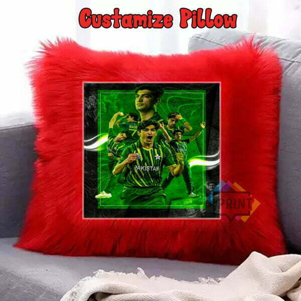 Naseem Shah Fanatic Fur Pillow Show Your Support Wherever You Go 12 By 12 | Perfect Prints