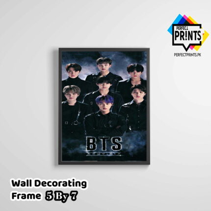 the "BTS Pics Wall Frame Design"! Elevate your space with a touch of K-pop inspiration and memories. Capture the Magic: Display your favorite BTS moments in a beautifully crafted wall frame. Whether it's their iconic performances, heartwarming group shots, or solo snaps, this frame showcases their journey. Aesthetic Appeal: The sleek and modern design of the frame complements any room decor. Its clean lines and high-quality materials ensure your BTS take center stage, adding a pop of color to your space. Perfect Fit: With multiple size options, finding the right frame for your pictures is a breeze. Mix and match to create a stunning collage that tells the story of your BTS fandom. Gift of Fandom: Looking for the perfect gift for a fellow ARMY member? The BTS Wall Frame Design is a thoughtful and personalized present that will light up their day. Easy Setup: Hanging your frame is hassle-free, thanks to the included mounting kit and instructions. Showcase your love for BTS within minutes!