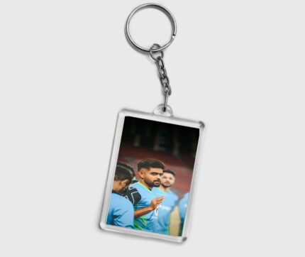 Classic Babar Azam Pic Keychain Design 2 By 3 | Perfect Prints