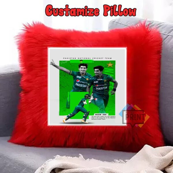 Fast Bolwer Naseem Shah Fur Pillow 12 By 12 | Perfect Prints