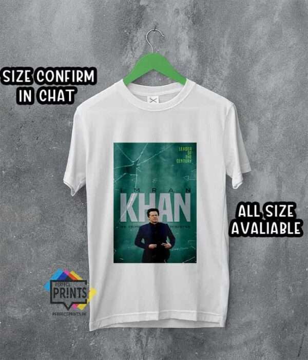 Best T-Shirt pakistan for Imran Khan Pic Poster For PTI Supporters Khan A4 Size Print