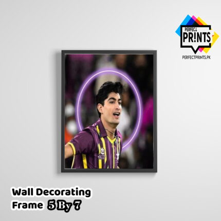 Naseem Shah Memorabilia wall frame design A Fast Bowling Fan's Essential 5 By 7 | Perfect Prints